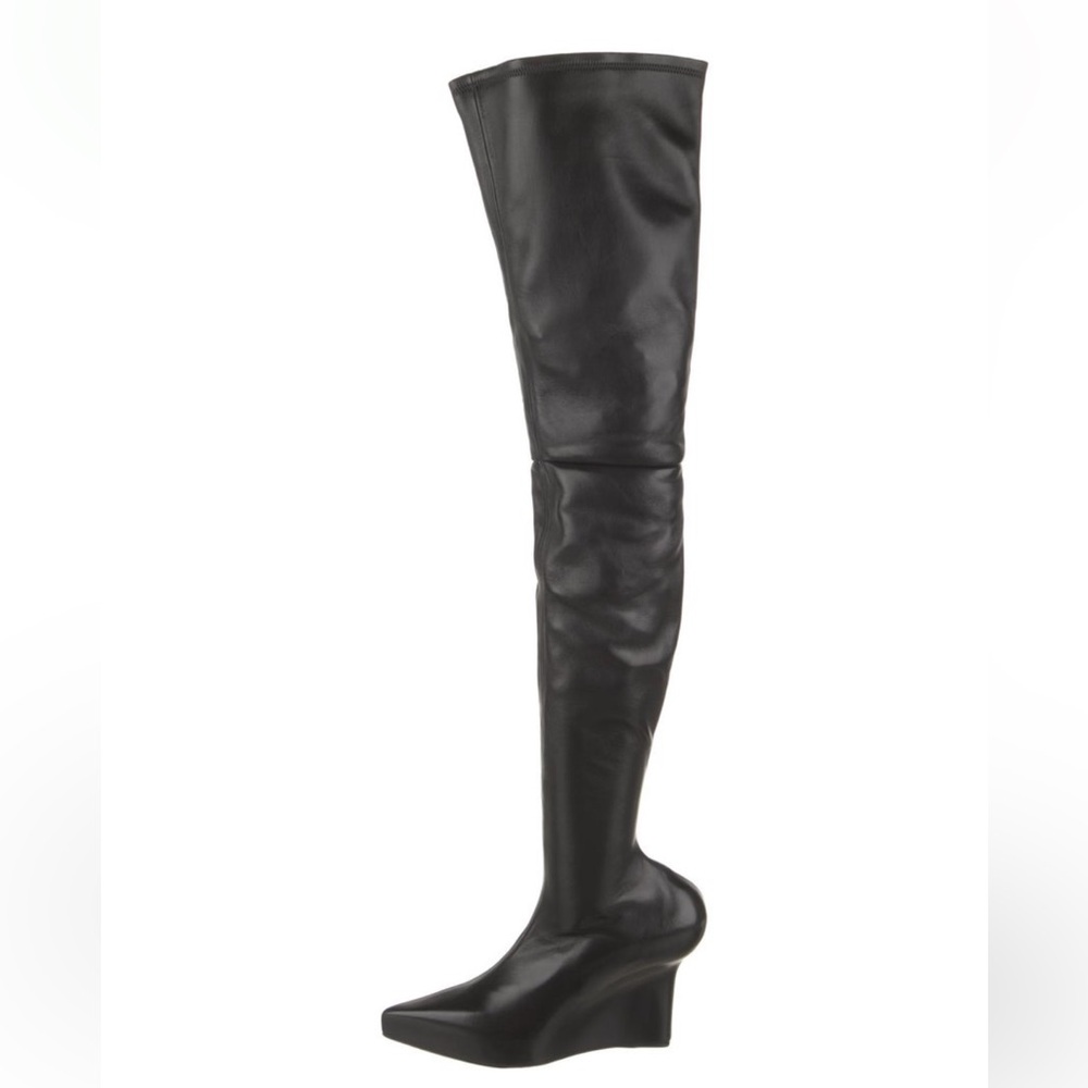 Givenchy leather Thigh high Boots - Picture 1 of 5